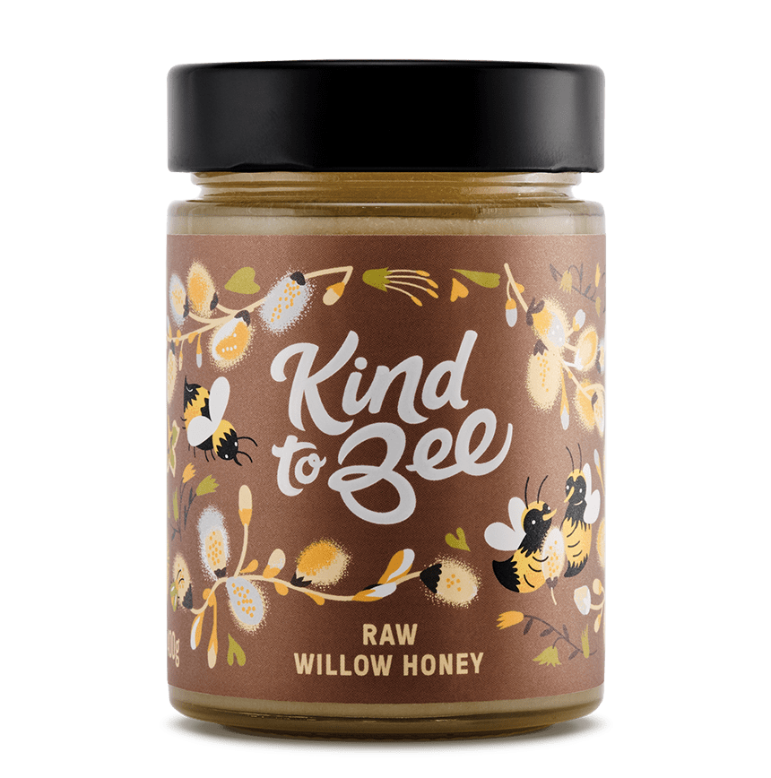 Raw Willow Honey from Kind to Bee 400g